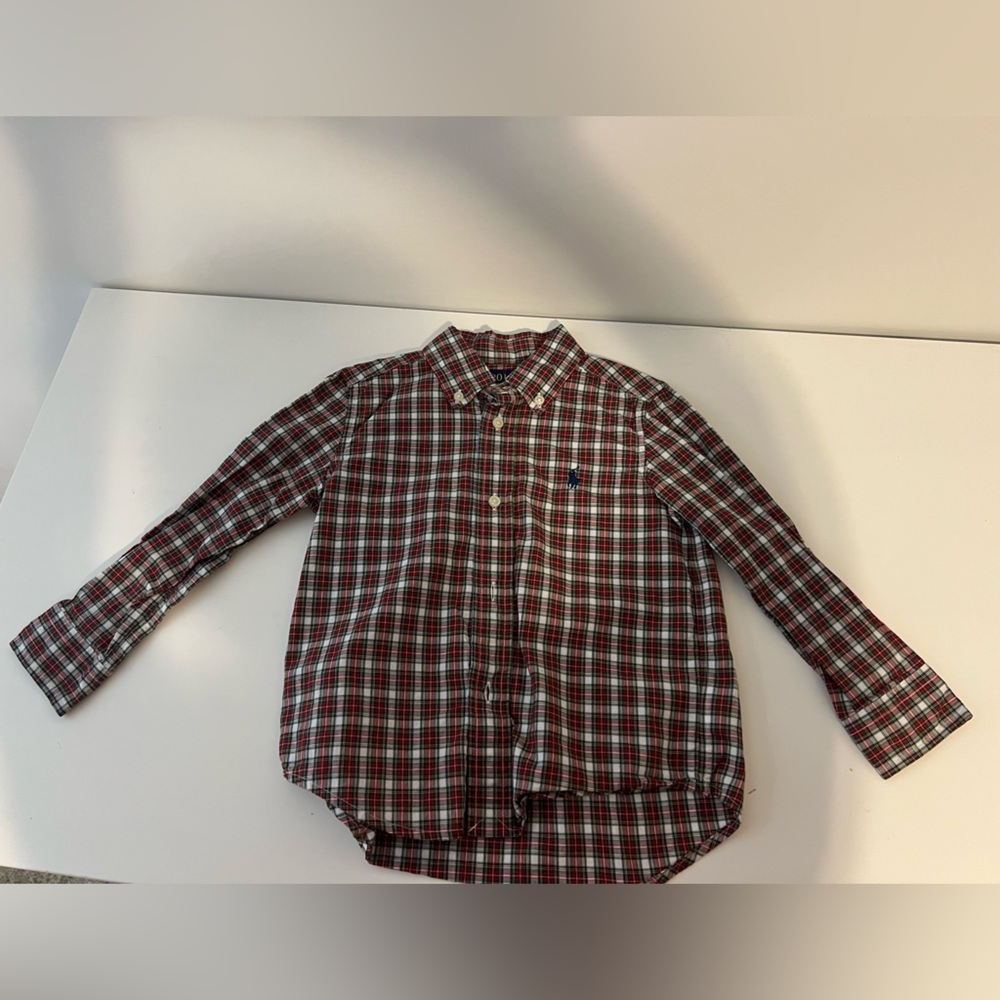 Polo plaid toddler button down